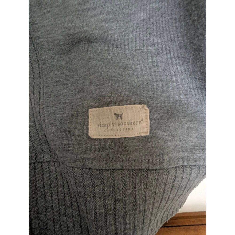 Simply Southern Collection Womens Crew Neck Caffeinated Sweatshirt Gray XXL - Picture 4 of 6